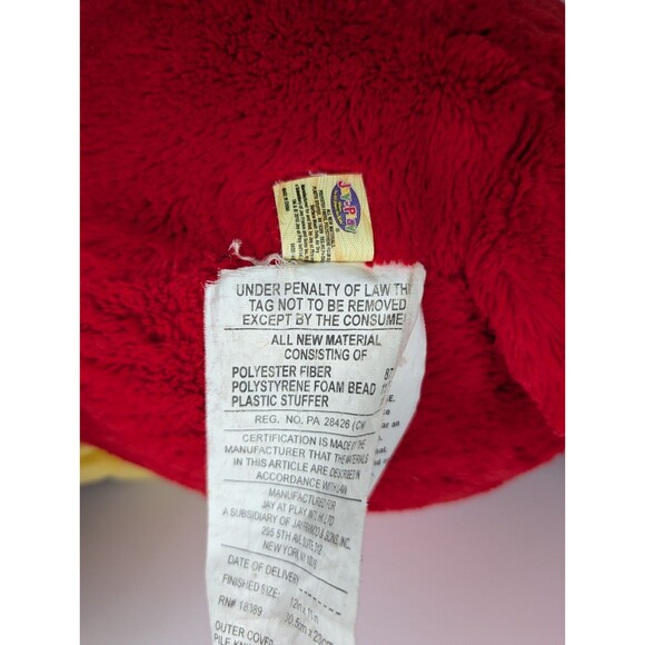 Jay At Play Koo Koo Angry Birds Plush Microbead Nylon 12" Stuffed Animal Pillow - Picture 5 of 8